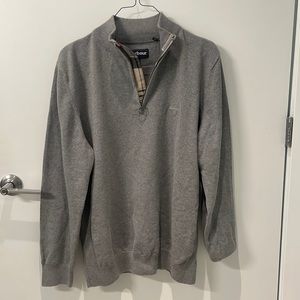 Barbour gray sweater